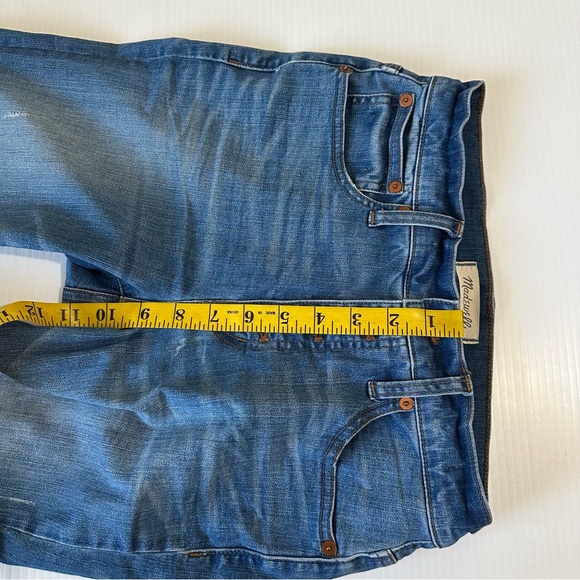 Madewell Cali Demi Boot Jeans Bronson Wash Button Front Edition, 26 - Picture 6 of 11
